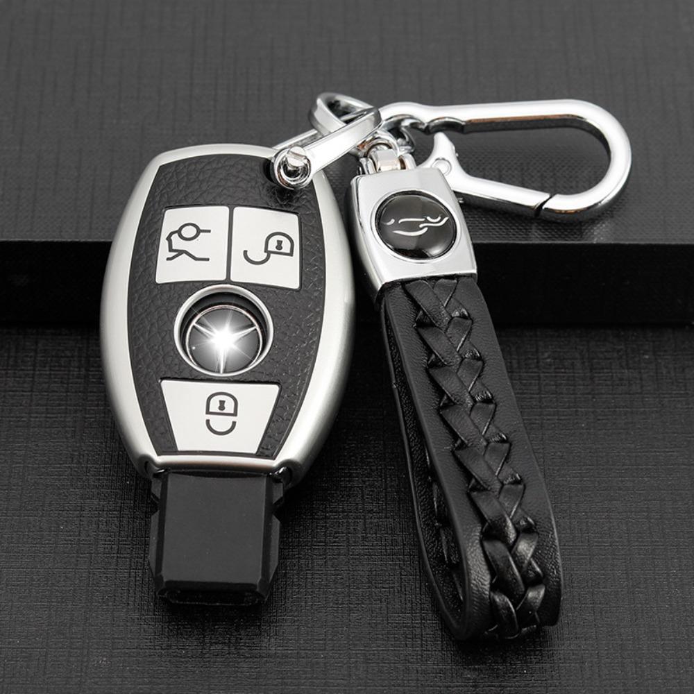 For Mercedes Key Case TPU Full Cover for CLA200 GLC260 C260l GLA C300 Car Keys Durable Protection