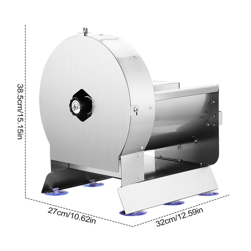 Commercial Fruit Slicer Adjustable Thickness 2 in 1 Vegetable Slicer Adjustable Thickness Rustproof Vegetable Chopper