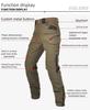 Motorcycle Pants All-season Windproof Double-layer Breathable High-waisted Moto Riding Pants Anti-drop Pants