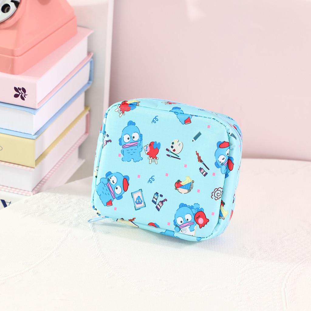 Cute Storage Cartoon Pouch Fabric Sanitary Cosmetics Girls Medicine