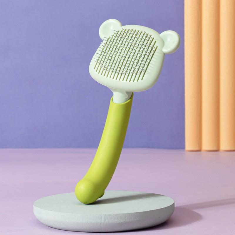 Small Flower Meow Cat Needle Comb Dog Hair Removal Massage Comb Pet Cleaning Beauty Bath Brush Supplies