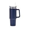 40oz Large Capacity 304 Stainless Steel Vacuum Flask with Handle and Straw