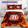 Southampton Football Printed 3 Pieces Bedding Set, Comfortable Skin Friendly Bedroom Duvet Cover Set