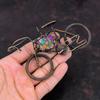 Fiesta Kingman Turquoise Pendant Multi Copper Turquoise Pendant Copper Wire Wrapped Gemstone Pendant Handmade Jewelry Cycle Pendant For Gift