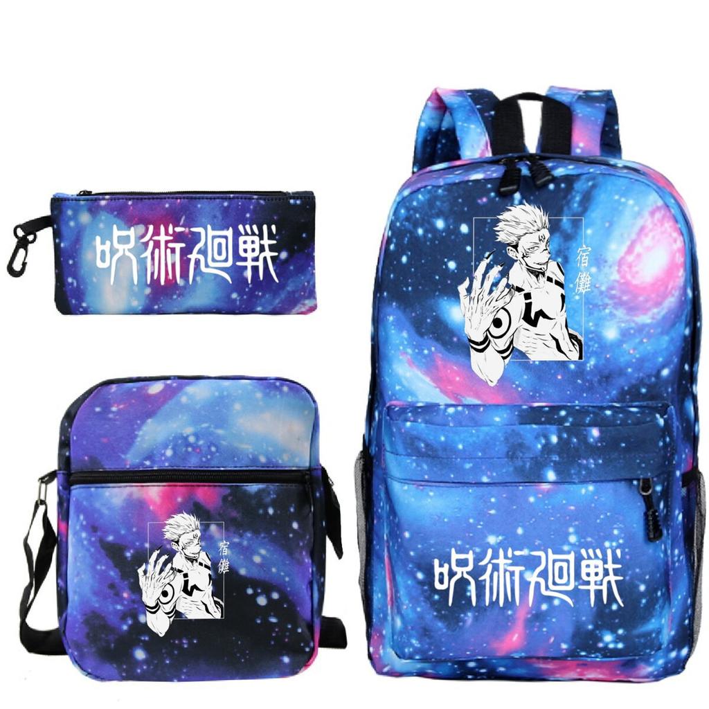 New Animation Peripheral Printing Children's Fashion Backpack Japanese Trend Popular Primary and Secondary School Student Schoolbag Set