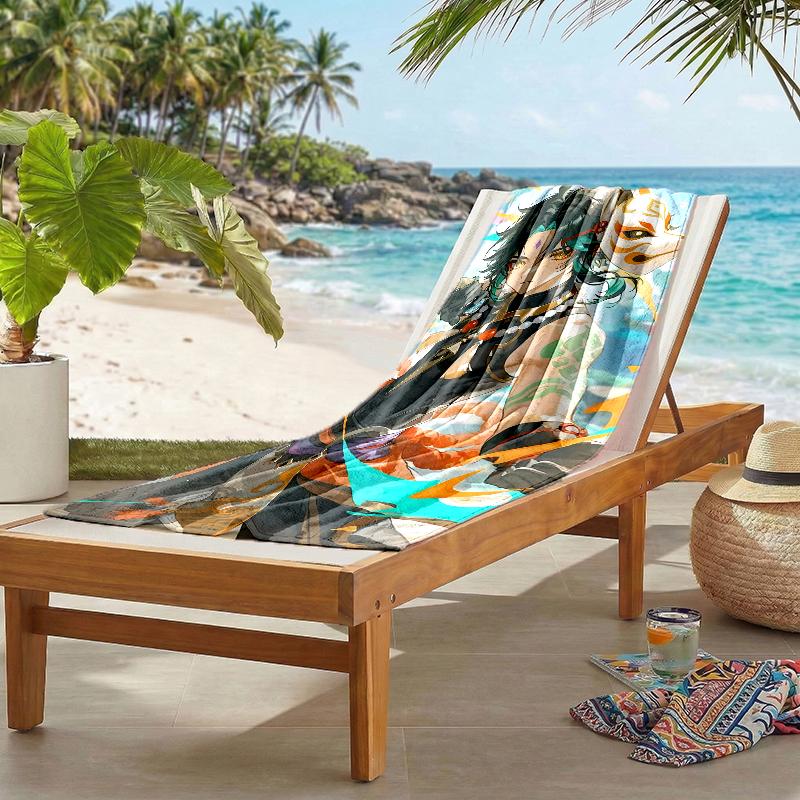 Xiao Fashion Beach Towel: Ideal for Summer Adventures Soft, absorbent and quick drying suitable for swimming and bathing