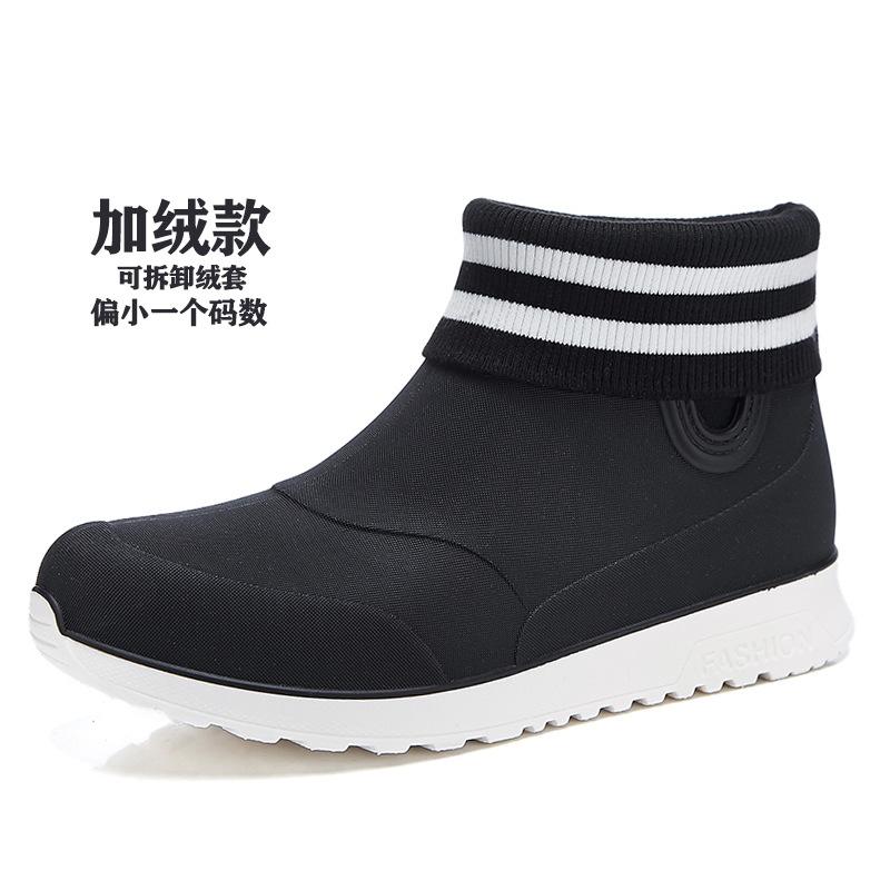 Men's 2025 new rain shoes spring fishing rain boots kitchen labor insurance work water shoes men's short water shoes