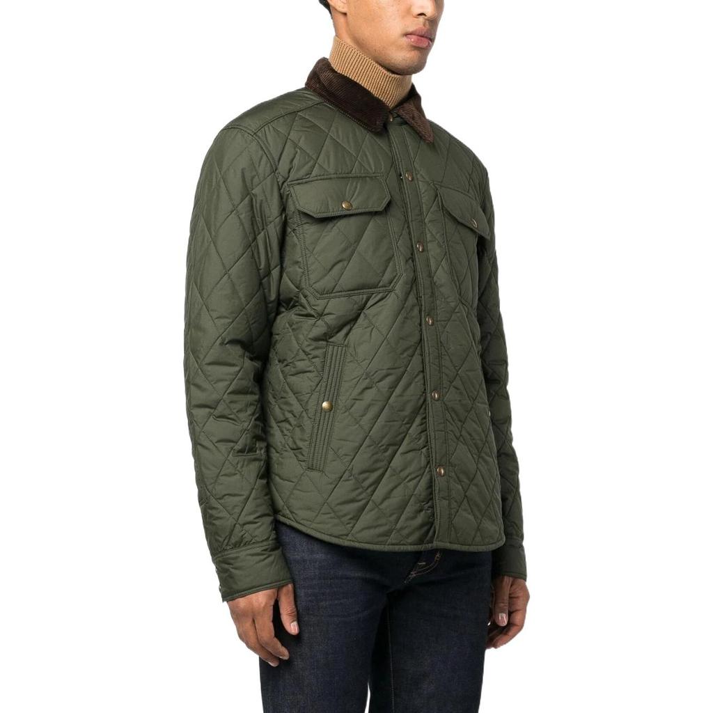 Polo Ralph Lauren Logo Patch Diamond Quilted Jacket 710876085-001
