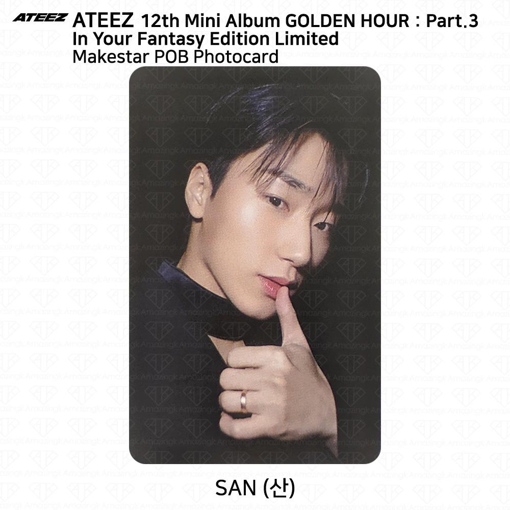 ATEEZ Golden Hour Part.3 In Your Fantasy Edition Limited Makestar POB Photocard