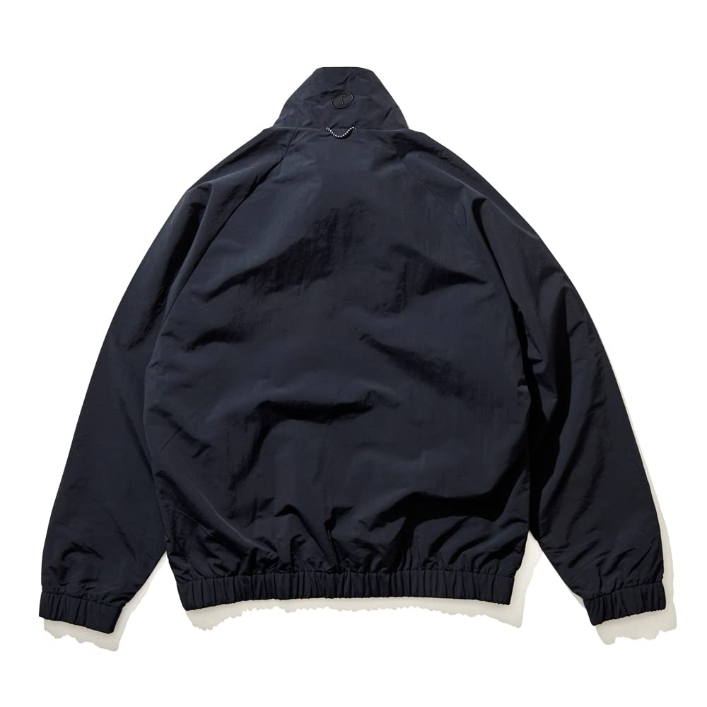 SPALDING Basketball Courtside Fabric Jacket, SMJ22140, Black, Size Small