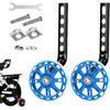 Children's Bicycle Training Wheels Flash Mute Wheel Bicycle Stabiliser Mounted Kit Compatible for Bikes of 12 14 16 18 20 Inch