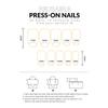 24Pcs Christmas Reindeer Press On Nails Red Artificial False Nails With White Snowflake Prints Design For Festive Party Decoration