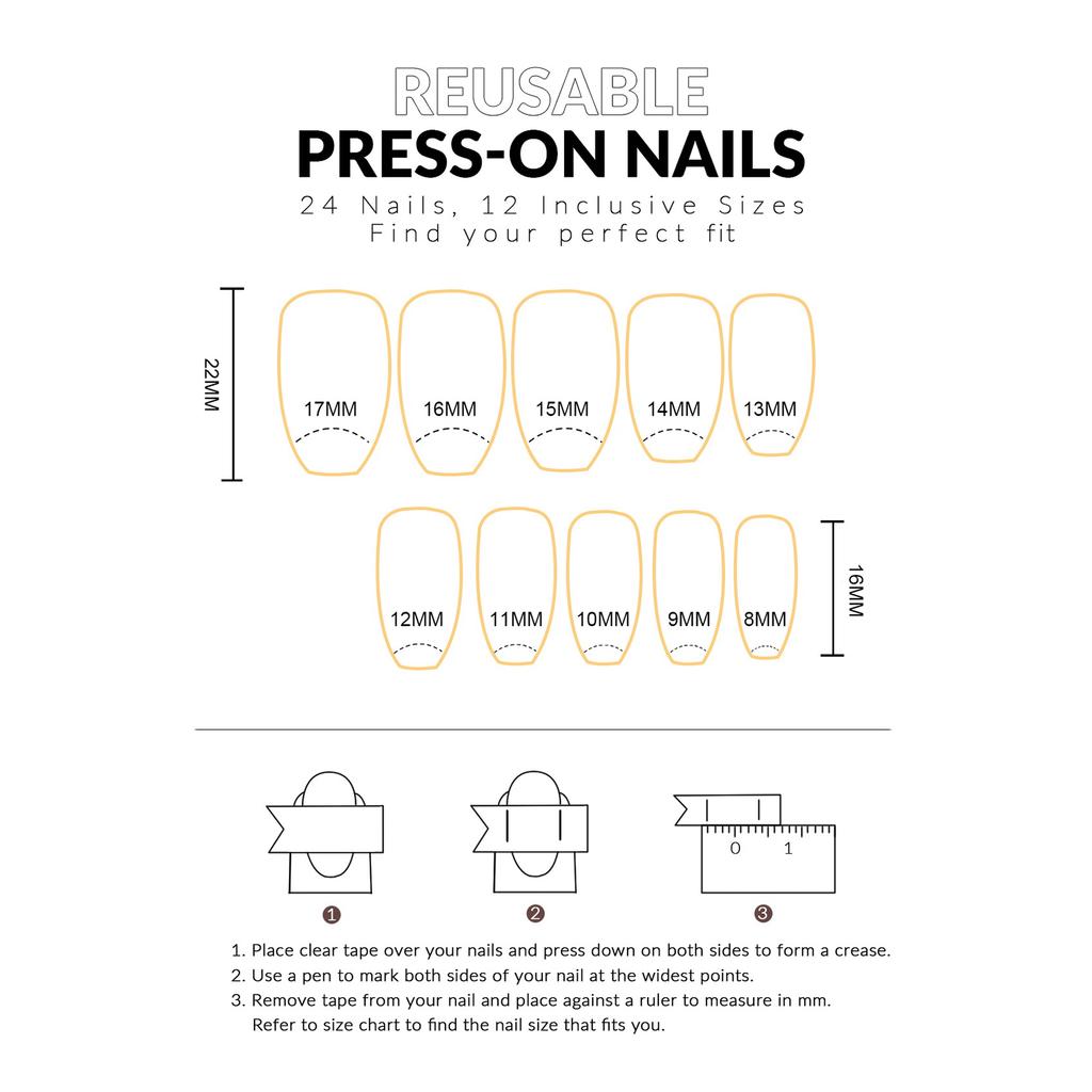 24Pcs Christmas Reindeer Press On Nails Red Artificial False Nails With White Snowflake Prints Design For Festive Party Decoration