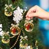 Sewing Machine Design Mini Snow Globe Christmas Ornament for Indoor Wall Door Fireplace.