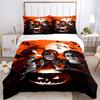 3pcs Halloween Horror Characters Comforter Set with 1 Quilt Cover and 2 Pillowcases (No Core)