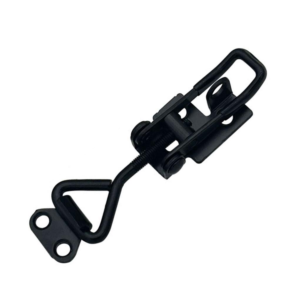 1Pc Toggle Latches Clamp Stainless Steel Pull Hasp Latches Large Hasp Clamp for Smoker Lid Jig Case Trunk Easy To Use