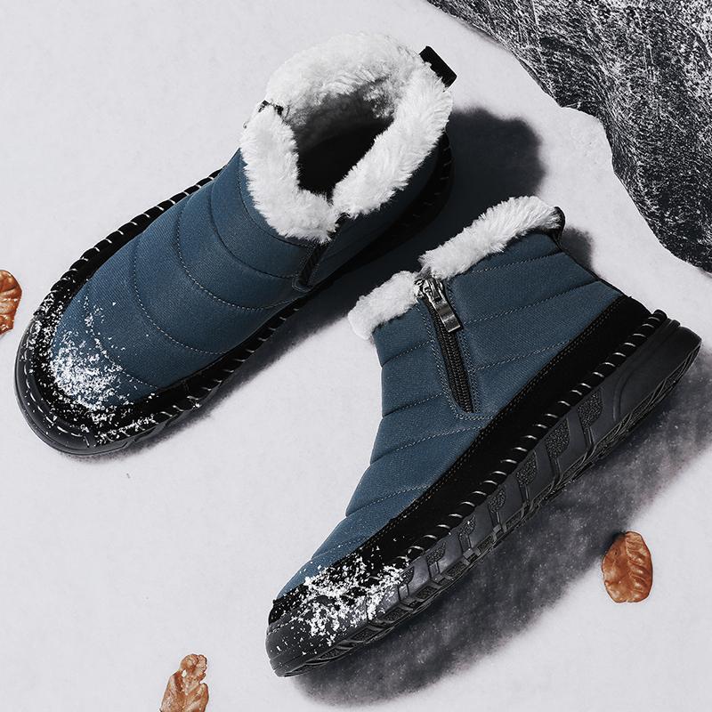 Super Warm Winter Cotton Shoes Casual Ankle Boots For Men Snow Boots