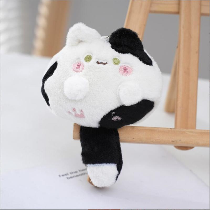 12CM Cats Stuffed Toys Keychain Cat Gift Doll For Kid's Party Birthday Plush Toys For Girl's Christmas Gifts