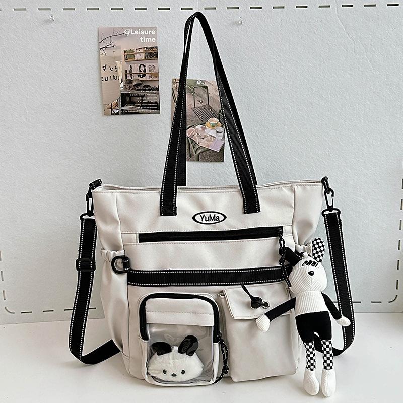 Schoolbag for Children Elementary School Students  Girls Junior High School Students  Large Capacity Color Blocking Backpacks  Backpacks
