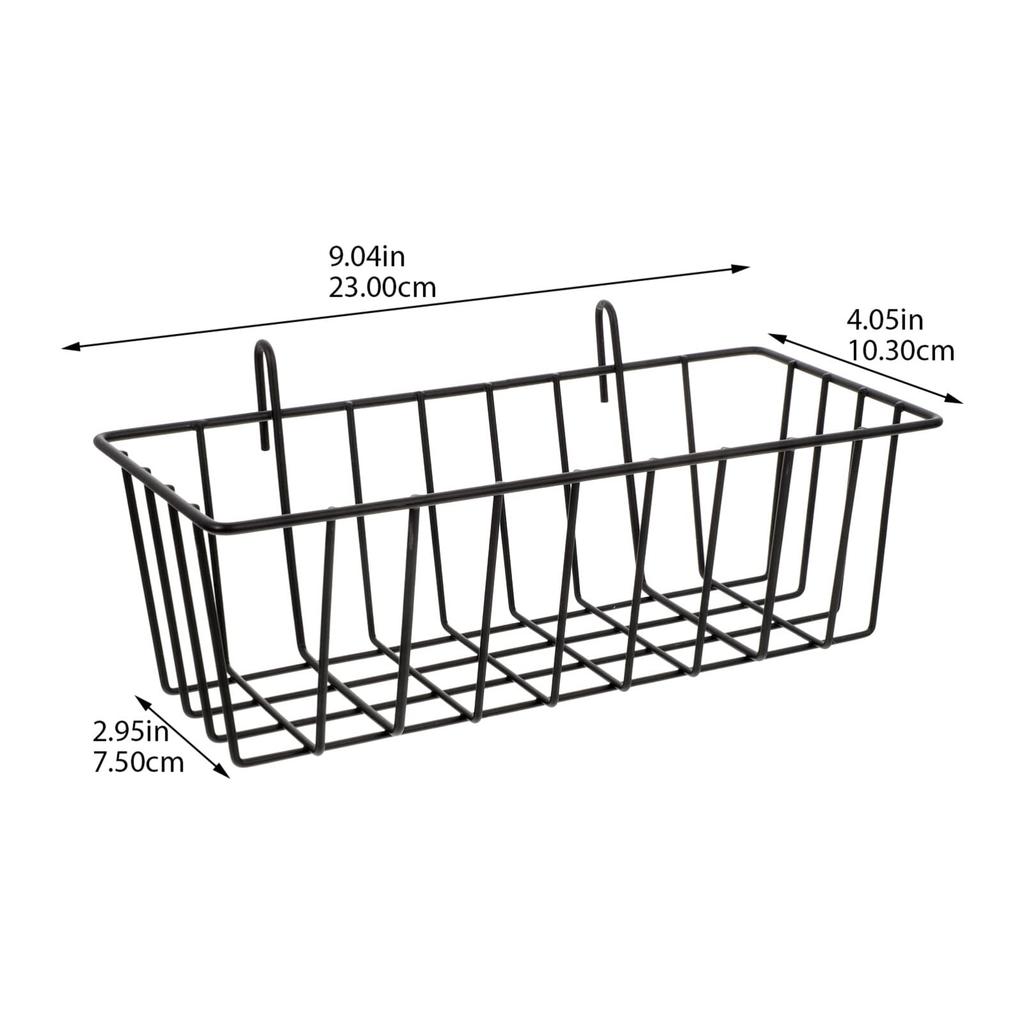 OUNONA Wire Basket Hanging Basket Set of for Shampoo Magazine Sundries Iron Mesh Bath Shelf, Wall-Mounted Storage, 3, Kitchen, Holder, Metal, Storage,