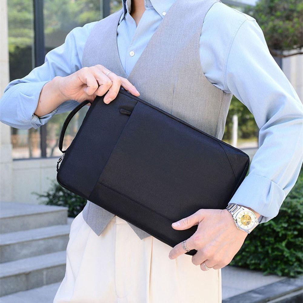 Oxford Cloth Laptop Sleeve Bag Wear-resistant Laptop Briefcase Durable Tablet Sleeve Bag  for Home