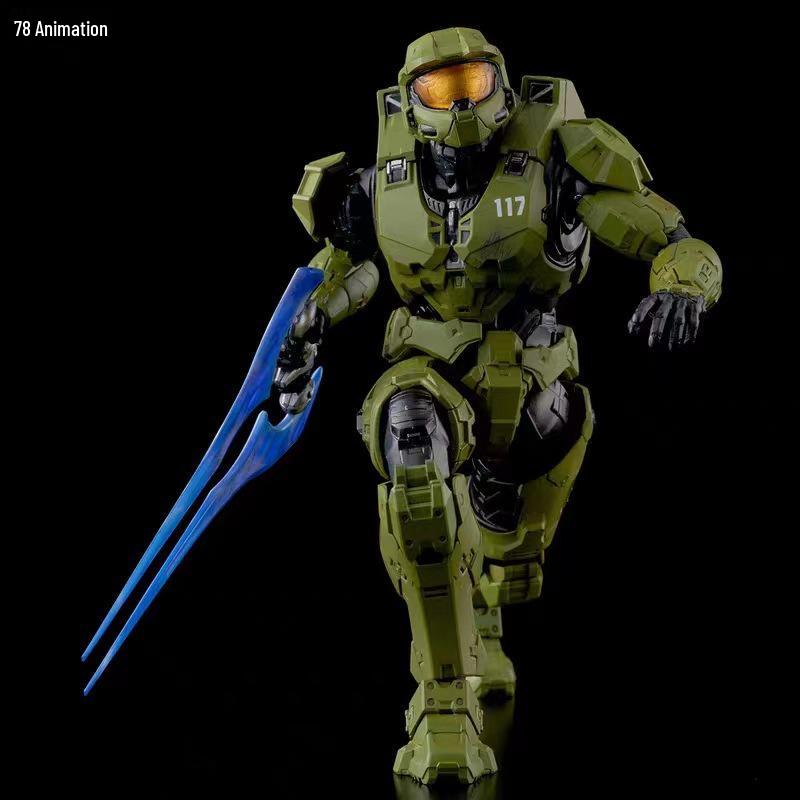 Sentinel HALO Infinite Master Chief Action Figure Collectible Ornament Boxed