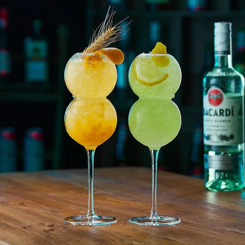Mesoemia creative ins style bubble ball high borosilicate crystal glass tall cocktail glass juice glass bar special glass