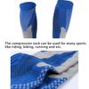 1 Pair Nylon Wire Compression Sock Portable Reusable Washable Men Women Nonslip Riding Football Fitness Sport Stocking