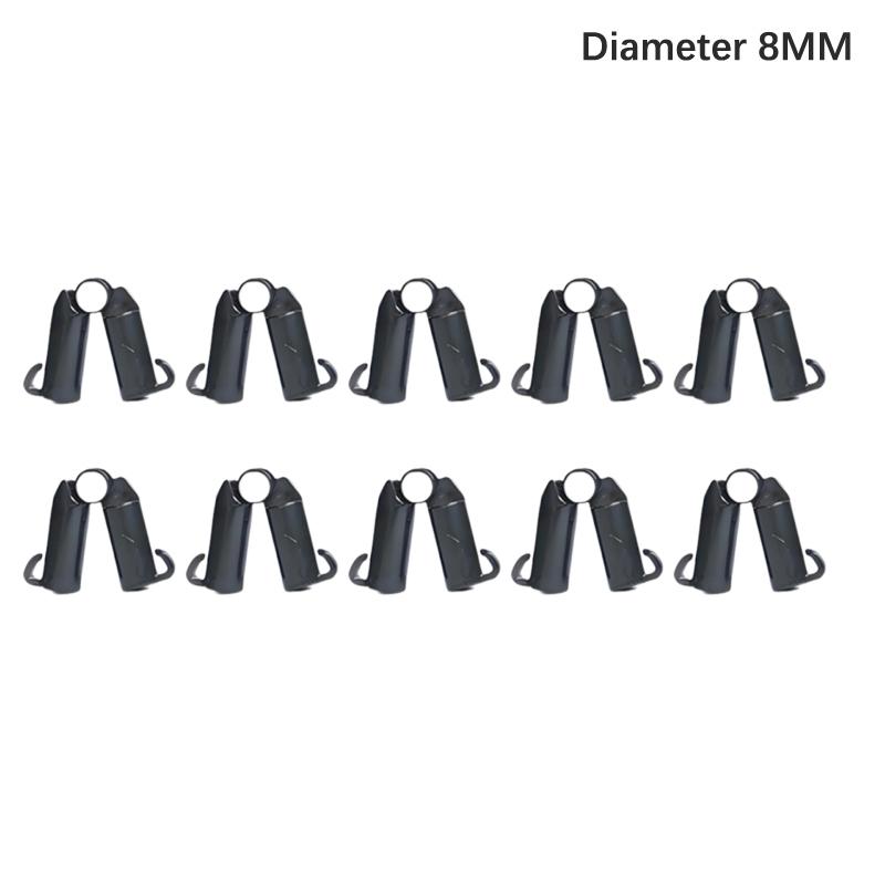 10 STÜCKE Pflanzenstütze Universal Kunststoffclips Fixierter Verbindungsstück Pfosten 8/11/16mm Durchmesser Befestigungselement Verstellbares Zubehör