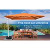 Outdoor Parasol Sand Weight Base, Windproof Fillable Sandbag for Patio Umbrella Fixing