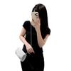 Fashion Women Pleated Evening Bag Party Banquet Bag for Ladies Wedding Clutches Handbag Shoulder Bag Chain Bags