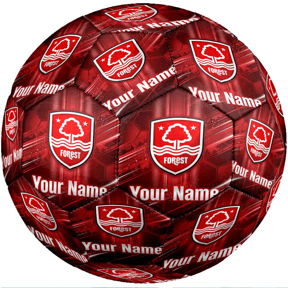Nottingham Forest FC Fashion Size 5 Football Wearproof Non‑Slip Soccer Ball For Sports Training Entertainment Use