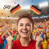 Photo Prop Headband Football for Women Men Soccer Cheering National Flag Eye-catching Party Headwear Hairband Game Day Accessories Sports Fans