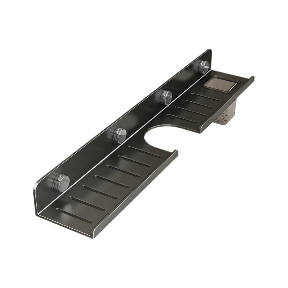 Wall Mounted Countertop Tap Storage Rack No Drill U-Shaped Storage Rack Faucet Storage Shelf  Sink