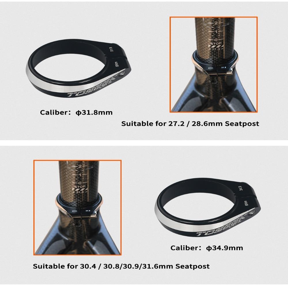 Bicycle Accessories Bicycle Seatpost Clamps Quick Release Fixing Clip Buckle Bike Seat Post Clamp