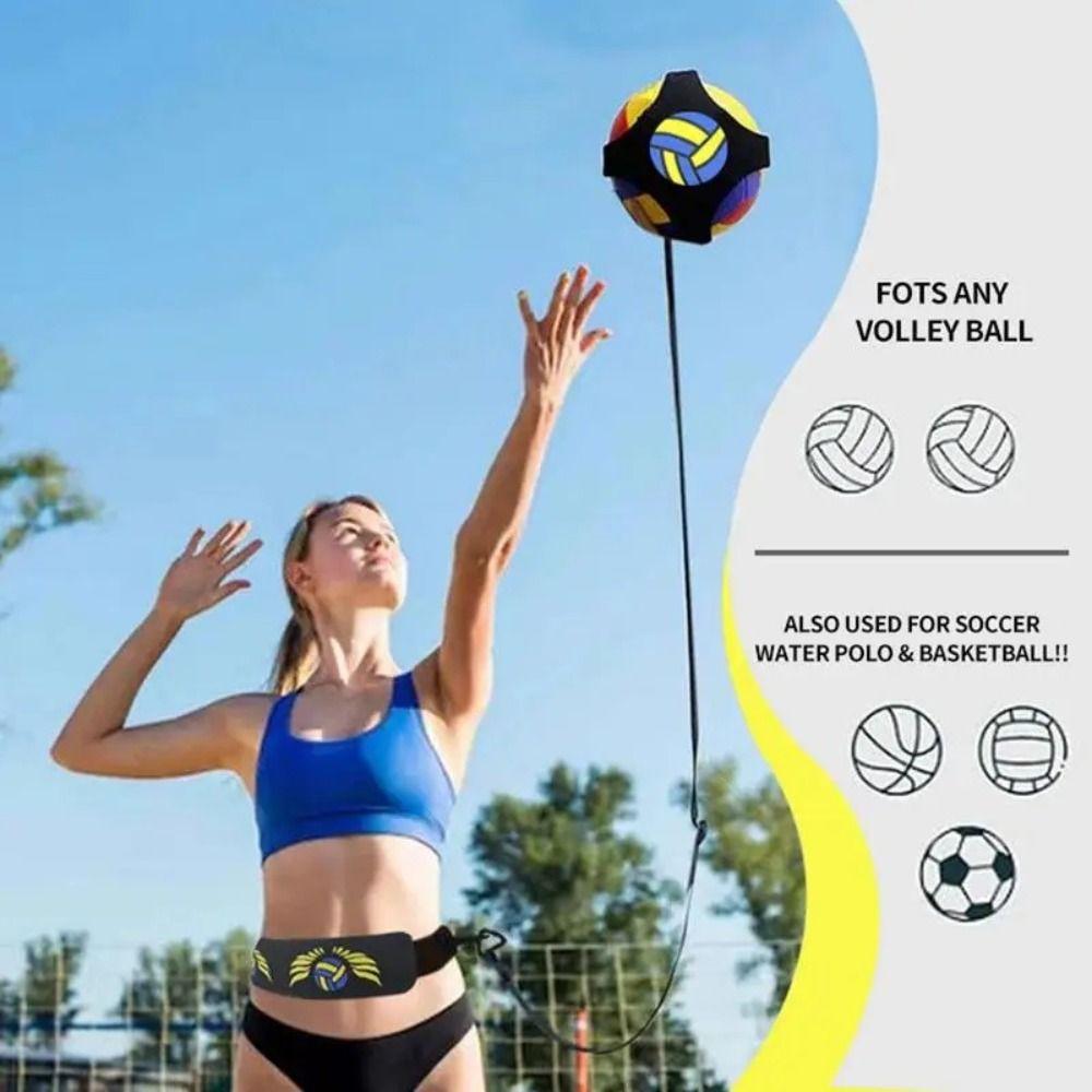 Elasticity Volleyball Training Kit Improves Dribbling Skills Ball Rebound Practice Rope  Beginner