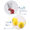 Kids Auto Baseball Pitching Machine Set Adjustable Angles Height Auto-Launch Practice Toy