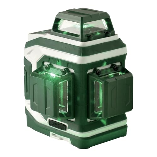 Niigata Seiki SK Green Laser, Full Black, Class 2, 360-Degree Emission, 3.7V Lithium-Ion Battery, GMW-360FL