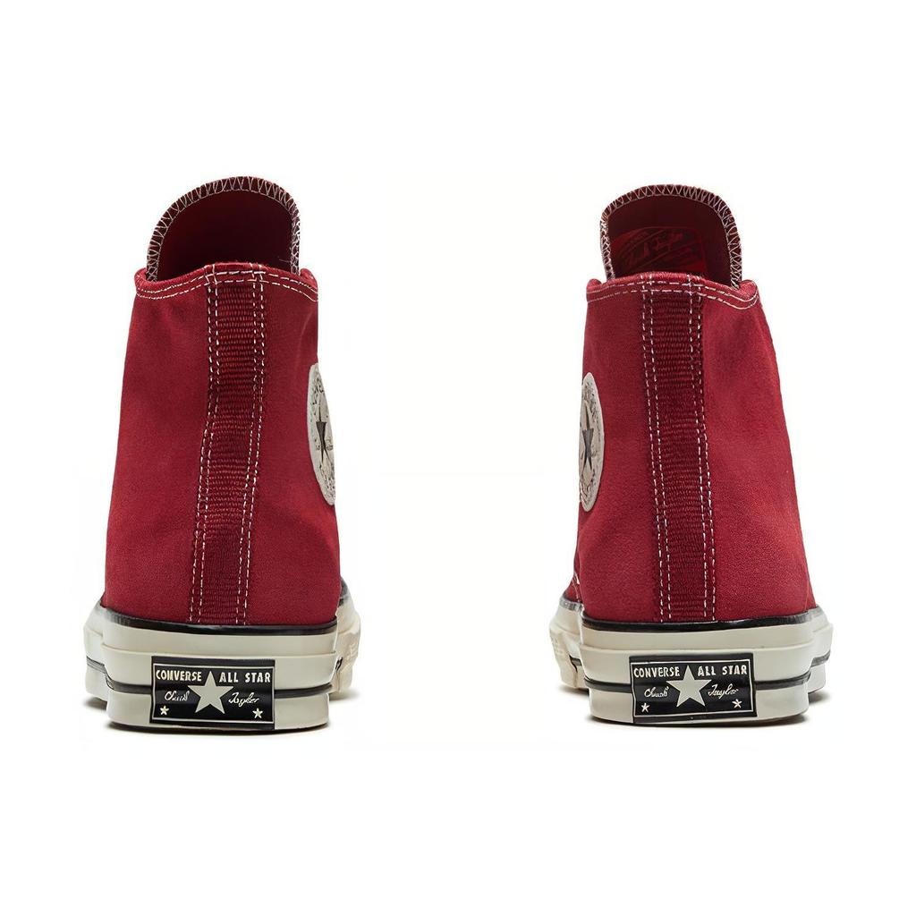 Converse 1970er Chuck Retro Wildleder High Top Sneakers Unisex Sneakers Rot Weiß 166493C