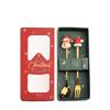 Christmas Dinnerware Set Golden Stainless Steel Spoon and Fork Set Cute Children's Gifts Rice Spoon Fruit Fork Table Accessories