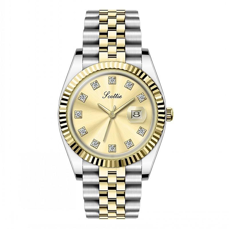 Personality Stainless Steel Strap Calendar Ladies Watch Fashion Watch Femininity Women