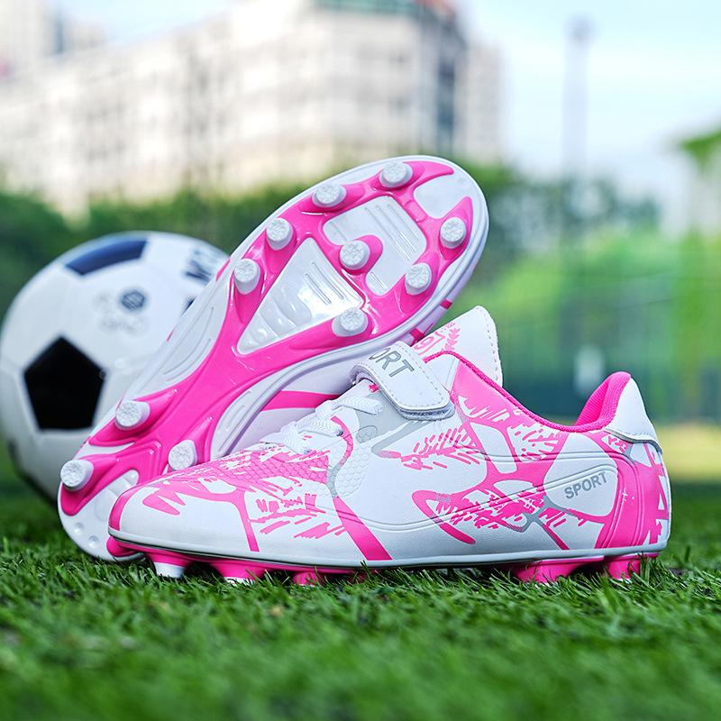 Foreign trade children's football shoes men's and women's sports football shoes long broken nails student indoor football game training shoes