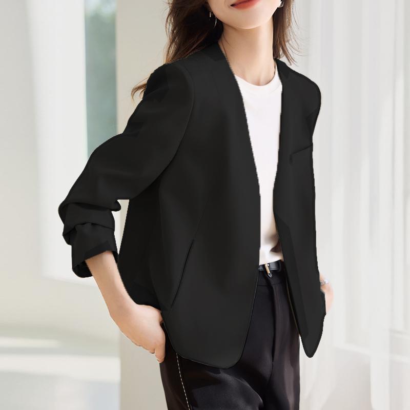 ZANZEA Cardigan casual pentru femei cu mânecă lungă și decolteu în V, culoare uni