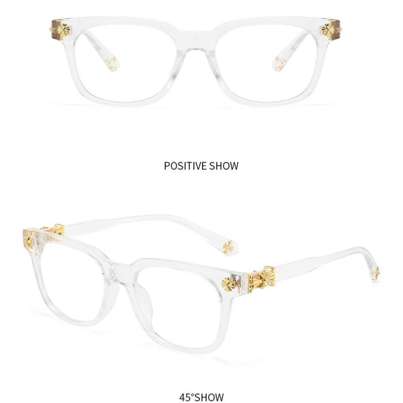 Fashion Square Frame Eyewear for Women Men Classic Casual Travel Decorative Glasses