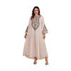 Embroidered Women's Abaya Gown - Dubai Style