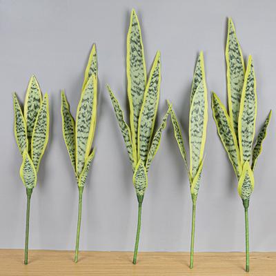Simulated Hupilan Yellow Edge Agave Succulent Bonsai False Flower Simulated Leaf Gladiolus