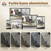Rocker Chair With Ottoman Comfortable Up To 130 Kg Linen Look 64x89x90cm Dark Gray