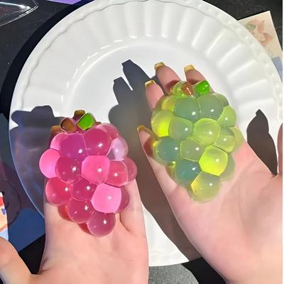 Taba Squishy Handgemachtes Trauben Quetschspielzeug Klebrige Frucht Stressabbau Langsamer Rückprall Sensorisches Fidget Spielzeug Für Angst Und Konzentration Geschenk