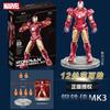 Fondjoy Marvel Figure Splicing Toys Iron Man MK1 MK2 MK3 MK4 MK5 MK6 MK7 Action Figure Model Birthday Gift for Children