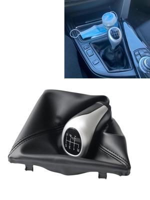 Left Diver Gear Shift Knob Shifter Lever Stick Gaiter Boot Cover Cars Accessories For BMW 3 Series F30 F31 F32 F33 F34 F35 F36